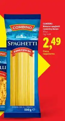 Lidl COMBINO Makaron spaghetti z pszenicy durum oferta