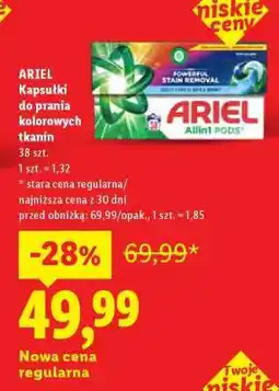 Lidl ARIEL Kapsułki do prania kolorowych tkanin oferta