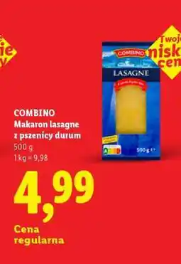 Lidl COMBINO Makaron lasagne z pszenicy durum oferta