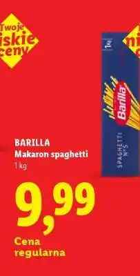 Lidl Barilla Makaron spaghetti oferta