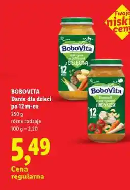 Lidl BOBOVITA Danie dla dzieci po 12 m-cu oferta