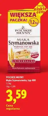 Lidl POLSKIE MŁYNY Mąka Szymanowska, typ 480 oferta