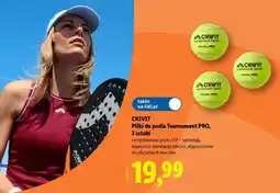 Lidl CRIVIT Piłki do padla Tournament PRO, 3 sztuki oferta