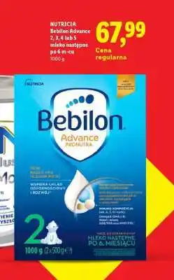 Lidl NUTRICIA Bebilon Advance 2, 3, 4 lub 5 mleko następne po 6 m-cu oferta