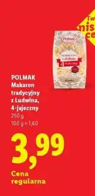 Lidl POLMAK Makaron tradycyjny z Ludwina, 4-jajeczny oferta