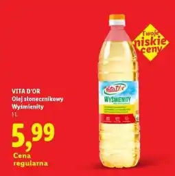Lidl Vita D'or Olej słonecznikowy Wyśmienity oferta