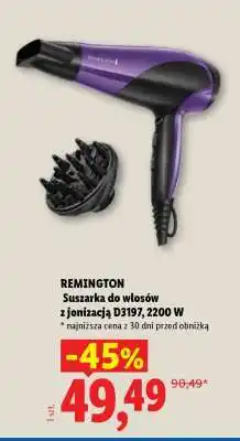Lidl REMINGTON Suszarka do włosów z jonizacją D3197, 2200 W oferta