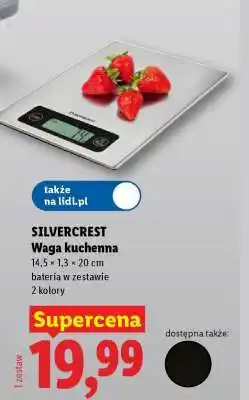 Lidl SILVERCREST Waga kuchenna oferta