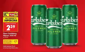 Biedronka Piwo Carlsberg Pilsner, 500 ml oferta