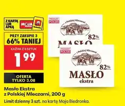Biedronka Masło Ekstra z polskiej mleczarni, 200 g oferta