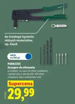 Lidl PARKSIDE Szczypce do nitowania oferta