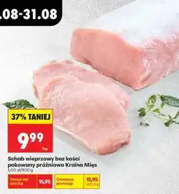 Biedronka Schab wieprzowy bez kości pakowany próżniowo Kraina Mięs oferta