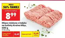 Biedronka Mięso mielone z indyka na kotlety Kraina Mięs 500 g oferta