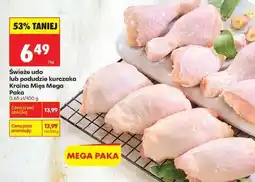 Biedronka świeże udo lub podudzie kurczaka Kraina Mięs Mega Paka oferta
