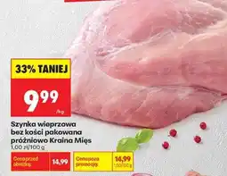 Biedronka Szynka wieprzowa bez kości pakowana próżniowo Kraina Mies oferta
