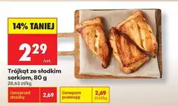 Biedronka Trójkąt ze słodkim serkiem, 80 g oferta