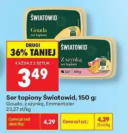 Biedronka Ser topiony Światowid, 150 g oferta