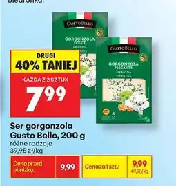 Biedronka Ser gorgonzola Gusto Bello, 200 g oferta
