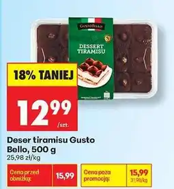 Biedronka Deser tiramisu Gusto Bello 500 g oferta