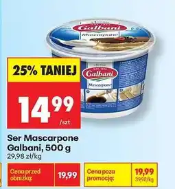 Biedronka Ser Mascarpone Galbani 500 g oferta