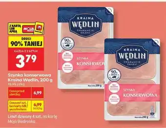 Biedronka Szynka konserwowa Kraina Wędlin , 200 g oferta