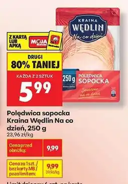 Biedronka Poledwica sopocka Kraina Wędlin Na co dzień, 250 g oferta