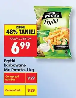 Biedronka Frytki karbowane Mr. Potato 1 kg oferta