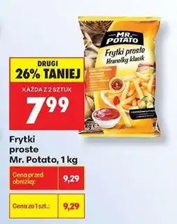 Biedronka Frytki proste Mr. Potato 1 kg oferta