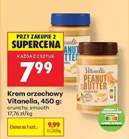Biedronka Krem orzechowy Vitanella, 450 g oferta