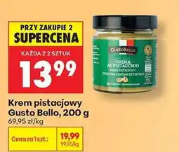 Biedronka Krem pistacjowy Gusto Bello 200 g oferta