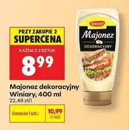 Biedronka Majonez dekoracyjny Winiary 400 ml oferta