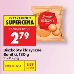 Biedronka Biszkopty klasyczne Bonitki, 180 g oferta