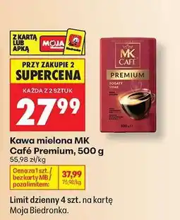 Biedronka Kawa mielona MK Café Premium , 500 g oferta