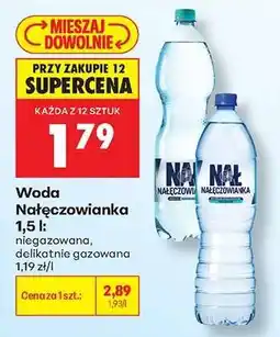 Biedronka WODA NAŁĘCZOWIANKA 1,5 L oferta