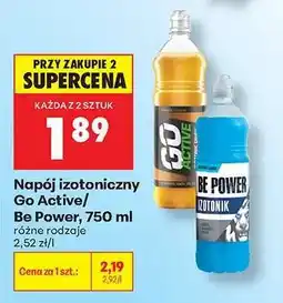 Biedronka Napój izotoniczny Go Active/Be Power, 750 ml oferta