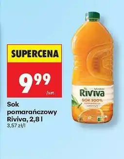 Biedronka Sok pomarańczowy Riviva, 2,8 l oferta
