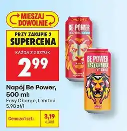 Biedronka Napój Be Power, 500 ml oferta