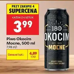Biedronka Piwo Okocim Mocne, 500 ml oferta