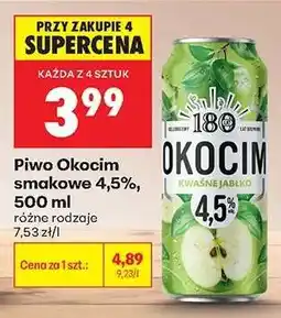 Biedronka Piwo Okocim smakowe 4,5%, 500 ml oferta