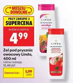 Biedronka Żel pod prysznic owocowy Linda, 400 ml oferta