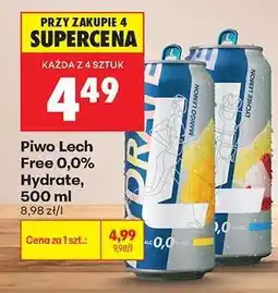 Biedronka Piwo Lech Free 0,0% Hydrate, 500 ml oferta