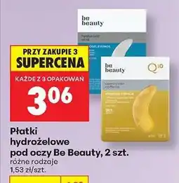 Biedronka Płatki hydrożelowe pod oczy Be Beauty, 2 szt oferta