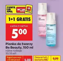 Biedronka Pianka do twarzy Be Beauty, 150 ml oferta