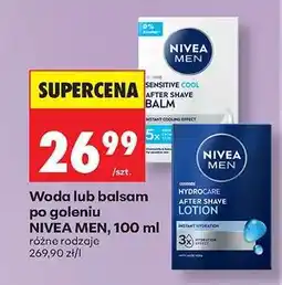 Biedronka Woda lub balsam po goleniu NIVEA MEN , 100 ml oferta