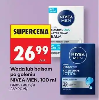 Biedronka Woda lub balsam po goleniu NIVEA MEN , 100 ml oferta