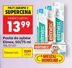 Biedronka Pasta do zębów elmex, 50/75 ml oferta