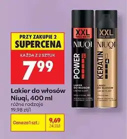 Biedronka Lakier do włosów NIUQI, 400 ml oferta