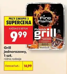 Biedronka Grill jednorazowy 1 szt oferta