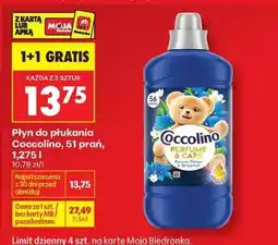 Biedronka Płyn do płukania Coccolino, 51 prań, 1,275 l oferta