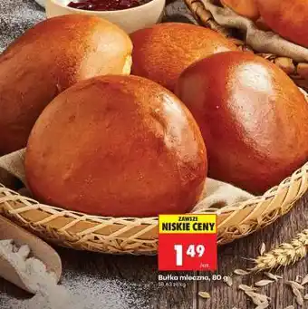 Biedronka Bułka mleczna, 80 g oferta